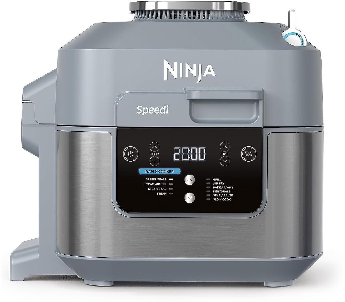سرخ کن هوا پز نینجا آمریکا Ninja ON400DE مستقل 1760 W سرخ کن با هوای داغ خاکستری